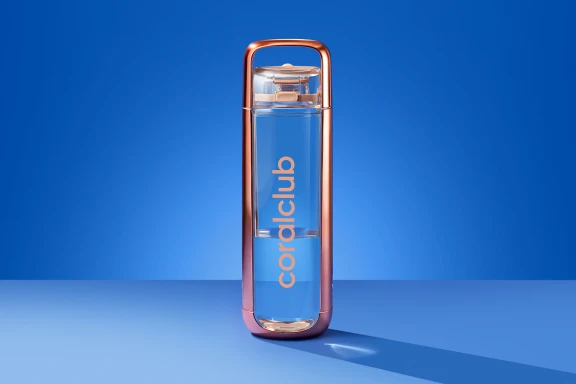 Бутылка для воды KOR One, розовое золото